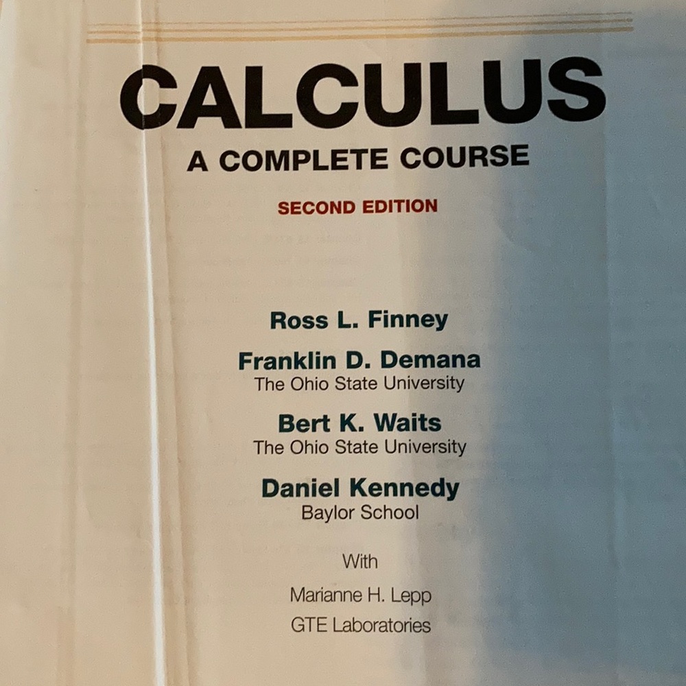 Calculus: A Complete Course - Picture 3 of 4
